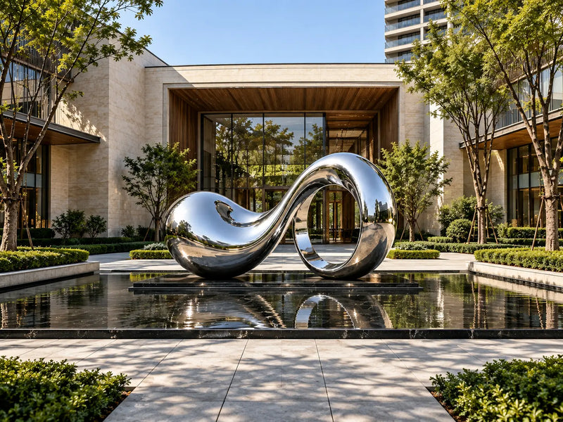 Stainless Steel Sculpture Fabrication: Welding, Grinding, Polishing, and Inspection