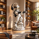 Large Stainless Steel Astronaut Sculpture Cosmic Explorer SS-037