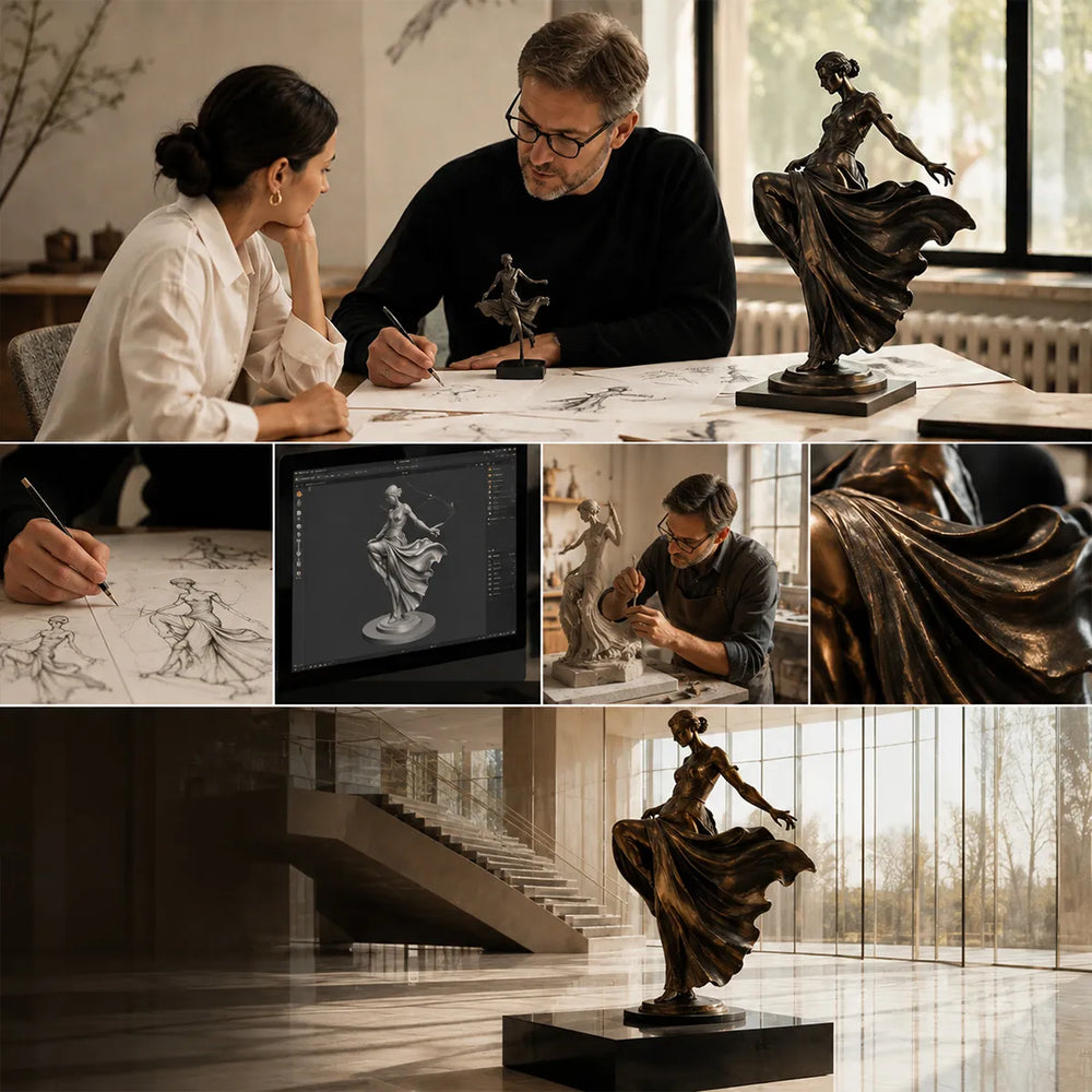 Bespoke sculpture created around your view 