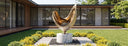 Custom bronze sculpture for a luxury villa garden