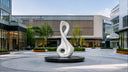Custom abstract fiberglass for a commercial plaza