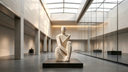 custom marble sculpture for an art museum project