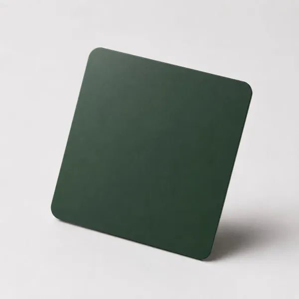 Forest green fiberglass sample OF-008
