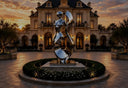 Human stainless steel sculpture created for a large architectural project by Origin Sculpture