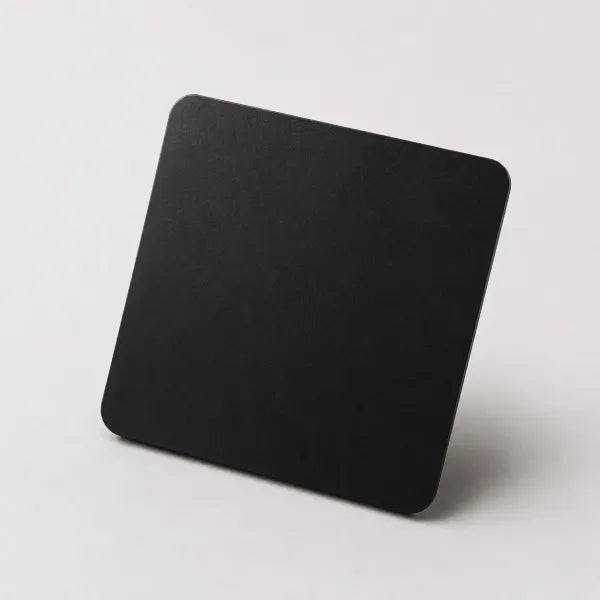 Jet black fiberglass sample OF-008