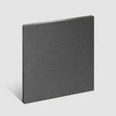 Matter black stainless steel sample OS-008
