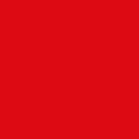 Signal red fiberglass flat lay sample OF-007