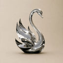 Stainless steel swan white ground OSS-001